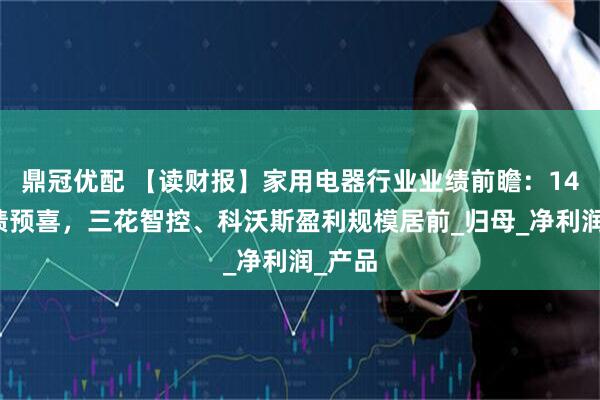 鼎冠优配 【读财报】家用电器行业业绩前瞻：14家业绩预喜，三花智控、科沃斯盈利规模居前_归母_净利润_产品